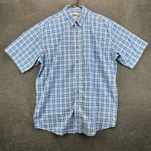 Wrangler‎ Riata XXL Mens Plaid Button Down Short Sleeve Casual Shirt